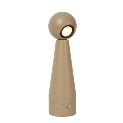 Image of Ipsos Rechargeable Table lamp Battery pack LED Dim to warm 3000K/3200K Taupe
