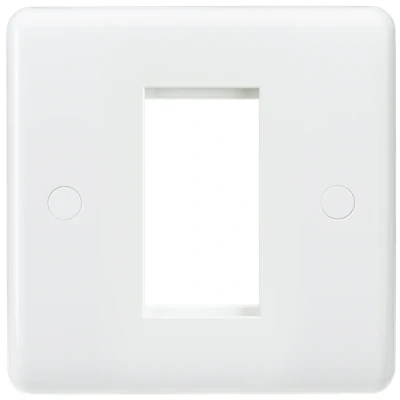 Image of KnightsBridge Curved Edge 1G Modular Faceplate