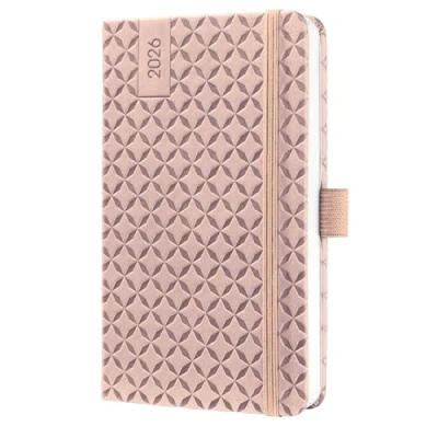 Image of Sigel Jolie Diary 2026 A6 Hardcover Pearl Rose