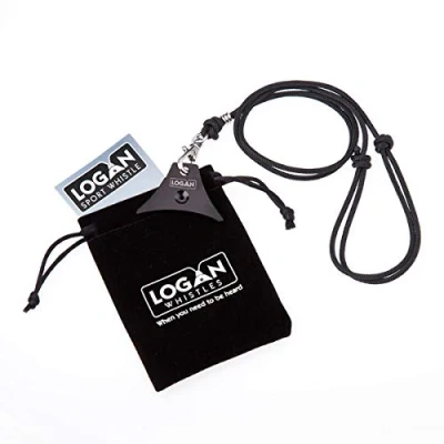 Image of Logan Sport Sheepdog Whistle &amp; Sailing Rope Lanyard (Black)