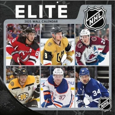 Image of TURNER SPORTS NHL Elite 2025 30.5 x cm Wall Calendar (25998011972)