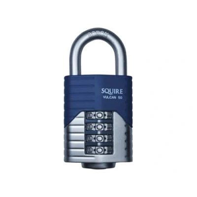 Image of Squire Vulcan Open Boron Shackle Combination Padlock 50mm Boxed