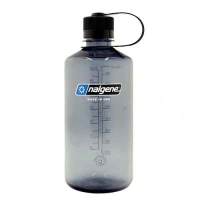 Image of Nalgene Sustain Tritan BPA Free Water Bottle Made with Material Derived from 50% Plastic Waste, 32 OZ, Narrow Mouth, Gray