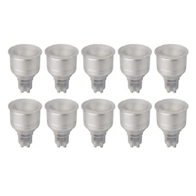 Image of Megaman GU10 74 mm Long Neck Reflector Dimmable LED Lamp, 5 Watt, 4000K Colour Temperature, Cool White 10 Packs