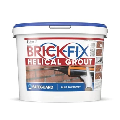 Image of BrickFix CE1 Grout Mortar Course For Wall Crack Repair (Crack Stitching)