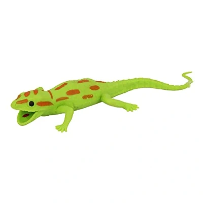 Image of Fumfings Strechy Squishy Beanie Toys GECKO Raptile Modeled on Nature Original Animal Living, Material, Washable ideal for science, school projects, party favourits loot bags and Kinetic Education