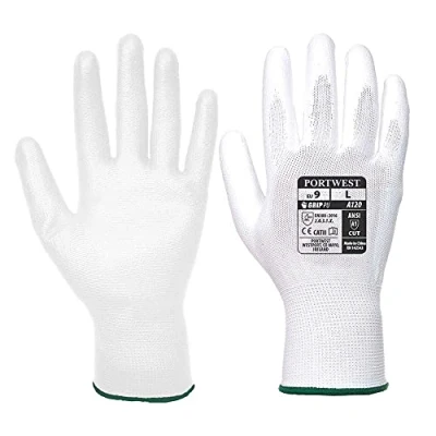 Image of Portwest Vending PU Palm Glove White Large