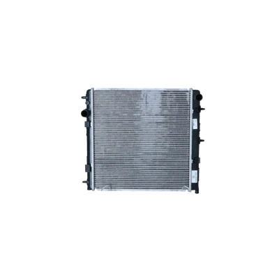 Image of 1330Q5, 1330V4, 133354, 133361, 133362 Engine radiator NRF 53531 Aluminium 409mm 380mm 27mm with mounting parts Brazed cooling fins