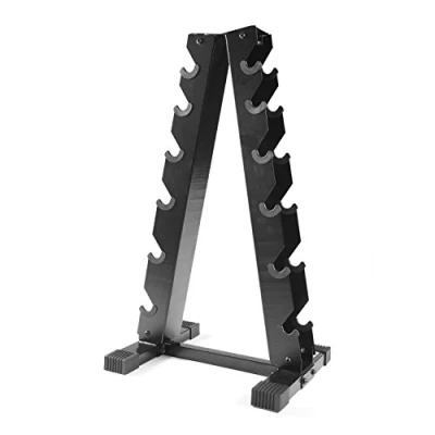 Image of CAP Barbell A Frame Dumbbell Rack, 23.25 x 18.25 41.5 inches, Alloy Steel