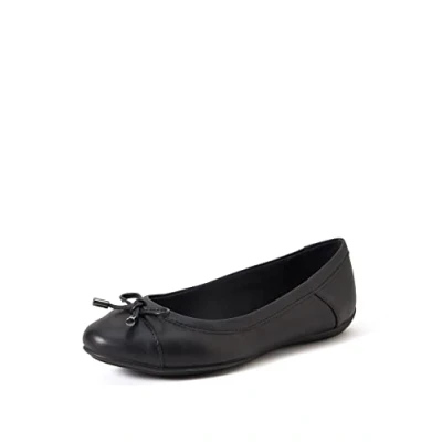 Image of Geox Women&#039;s D Charlene C Ballerina, Black, 7.5 UK