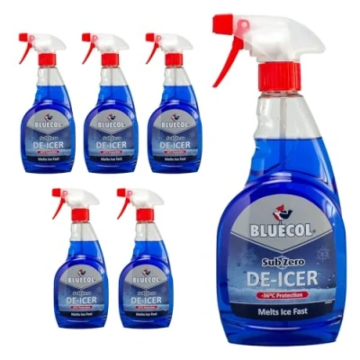 Image of Bluecol BLD500 Sub Zero De Icer Trigger Fast Ice Melt 500ml x 6