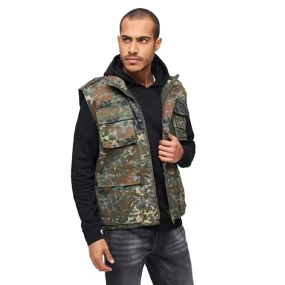 Image of Brandit Mens Weste Ranger Vest, Flecktarn, XL UK