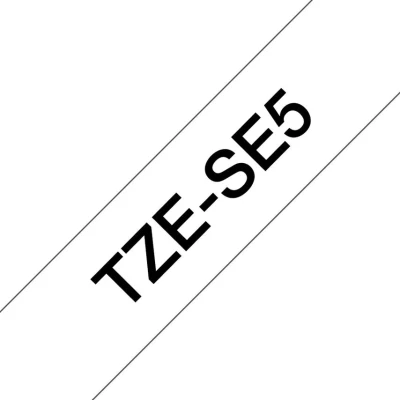 Image of Brother TZe SE5 Black on white Roll (2.4 cm x 8 m) 1 cassette(s) label tape for P Touch PT 1400, 1650
