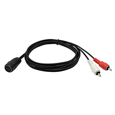 Image of CERRXIAN 5 Pin Din MIDI Cable Ft Female to 2 RCA Male Professional Grade Audio for Bang &amp; Olufsen, Naim, Quad...Stereo Systems