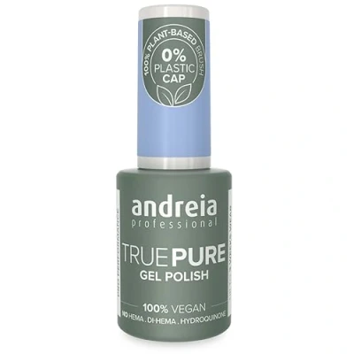 Image of Andreia Professional Hema Free Gel Polish TRUE PURE 21 and 100% Vegan for Sensitive Nails Semi Permanent UV LED Soak Off Nail Varnish Colour T16 Baby Blue 10.5ml