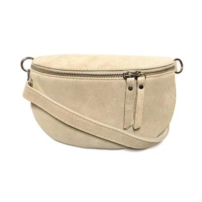 Image of FASHION YOU WANT Women&#039;s Suede Leather Bag Belt crossbody Waist Bum Shoulder Cross Over Body Mobile Phone Money Bag, beige, standard size,