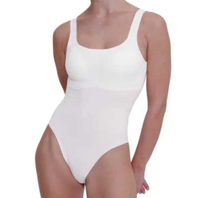 Image of Sloggi Women&#039;s Zero Feel 2.0 Body Playsuit, Silk White, M