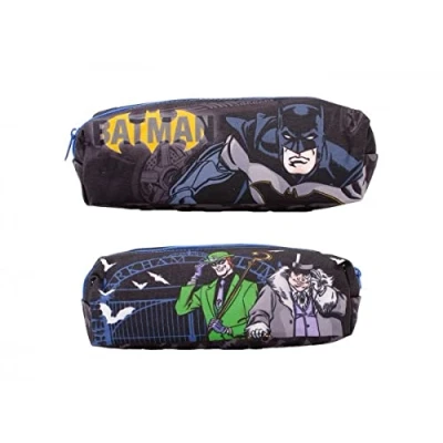 Image of Children&#039;s Pencil Case Kids Character Marvel,Disney Rectangular for School (Batman)