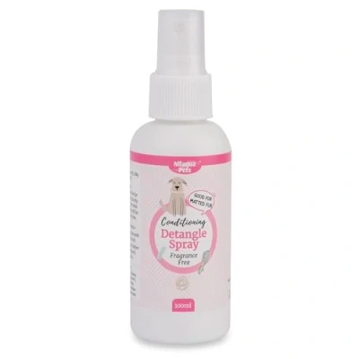 Image of Nilaqua Pets Leave In Detangling Spray for Dogs 100ml Dog Detangler Spray, Dematting and Conditioner Vegan, Silicone free Fragrance