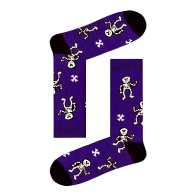 Image of Skeleton Socks/Novelty Socks/Gifts Socks/Funny Socks/Funky Socks/Skull Socks/Unisex Socks