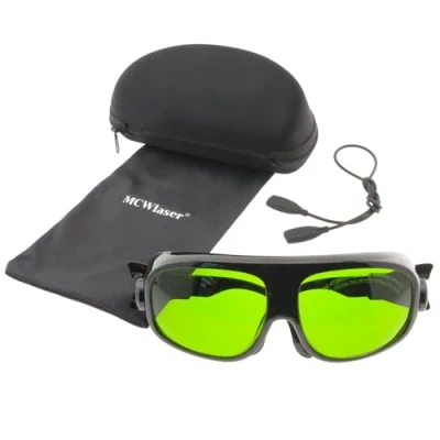 Image of MCWlaser 1064nm Laser Safety Glasses CE 355nm Protective Goggles OD5+ Shield Protection Eyewear For Cleaning Welding UV Marking Diode,ND:YAG Absorption Type EP 8 Style 11