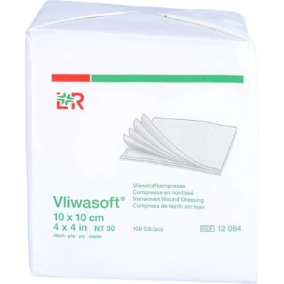Image of Vliwasoft 12064 Non Sterile Dressings 4 Ply 10 cm x (Pack of 100)