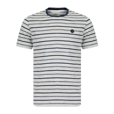 Image of Tokyo Laundry Men&#039;s &#039;Morris&#039; Grindle Striped Cotton Blend Crew Neck T Shirt