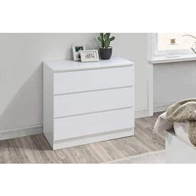 Image of Birlea Oslo 3 Drawer Chest White