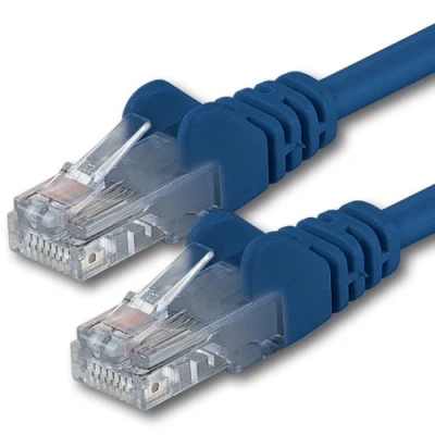 Image of 15m Cat 6 Ethernet Cable 1 Gigabit/s RJ45 LAN Patch Cord Compatible with Internet, Router, Modem, Smart TV, PC &amp; Laptop Switch Modem blue piece