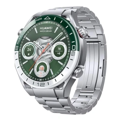 Image of HUAWEI WATCH Ultimate Smartwatches, Zirconium based Liquid Metal, ECG Analysis, Golf Course Mode, Offline contour maps, 100 metre water resistance, Two week battery life, GPS, Green