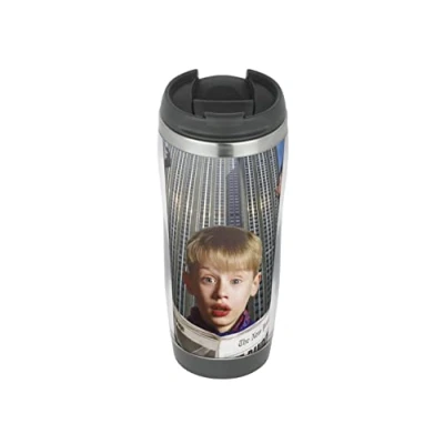 Image of Home Alone Awesome Travel Mug, Thermal Insulated Cup for Hot and Cold Beverages Drinks
