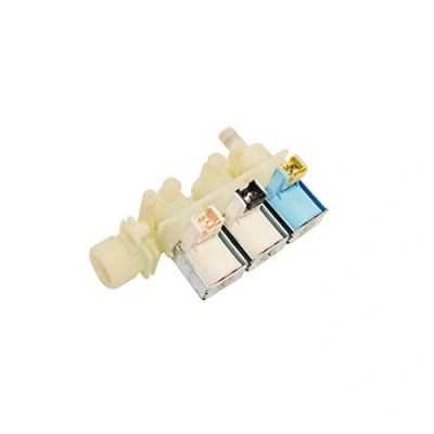 Image of Indesit C00110331 Hotpoint Washing Machine Triplet Inlet Electrovalve/Solenoid
