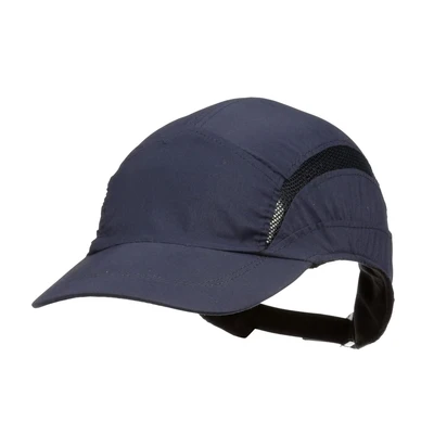 Image of 3M First Base 3 Bump Cap 2030043, Classic, Navy Blue, Standard Peak, 70mm