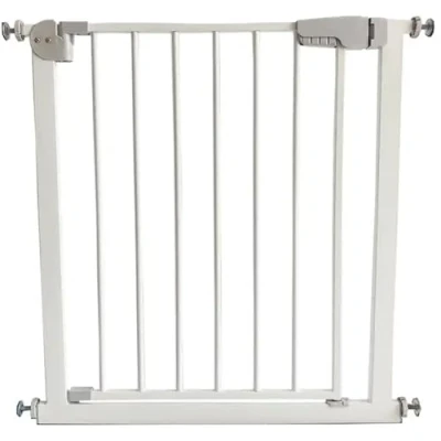 Image of Baby Safety Gate, Pet Dog Barrier, Auto Close Stair Pressure Fit or Self Closing Toddler &amp; Stairs Doorways, Child 75 82cm,Zanbeel