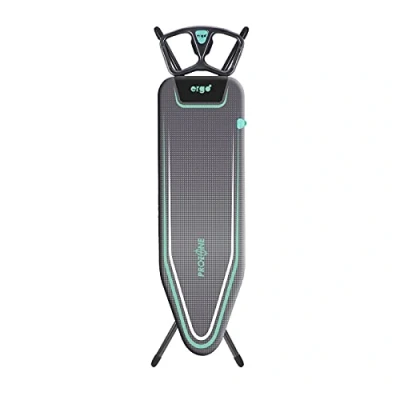 Image of Minky Ergo Mint Prozone Ironing Board, Black, 122 x 38cm [Amazon Exclusive]