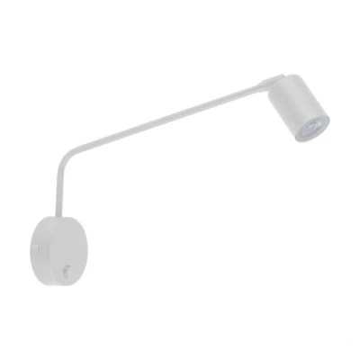 Image of Logan Reading Wall Light White 1xGU10