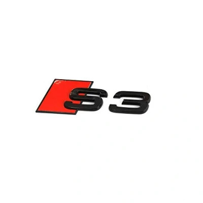 Image of Audi 8Y0071804 Lettering S3 Black Tuning Exclusive Edition Emblem