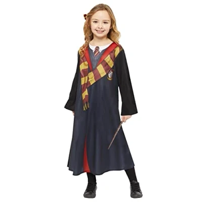 Image of amscan 9912432 Kids Officially Licensed Hermione Granger Deluxe World Book Day Fancy Dress Costume Age: 4 6 Yrs