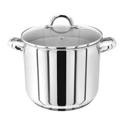 Image of Judge 24cm Stainless Steel Stockpot With Vented Glass Lid