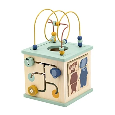 Image of Trixie 36 828 Animal 5 in 1 Activity Cube, Multicoloured, Medium