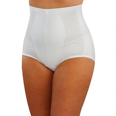 Image of Undercover Tummy Tuck &amp; Bum Lift Medium Control Panty Girdle 210 White 3XL