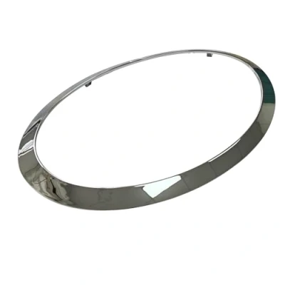 Image of KYYET Chrome Right Side Headlight Trim Ring Bezel Compatible with Mini Cooper 2014 2019 F55 F56 F57