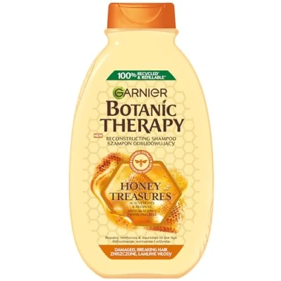Image of Garnier Botanic Therapy Honey &amp; Propolis Hair Shampoo Very Destroyed with Applying Tip, Intensively Regenerates and Nourishes 400 ml