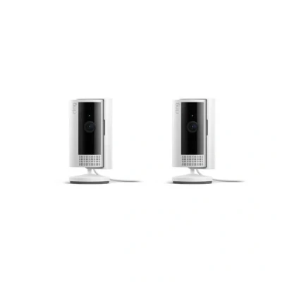 Image of RING Indoor Camera (2nd Gen) Full HD 1080p WiFi Security 2 Cameras, White, White