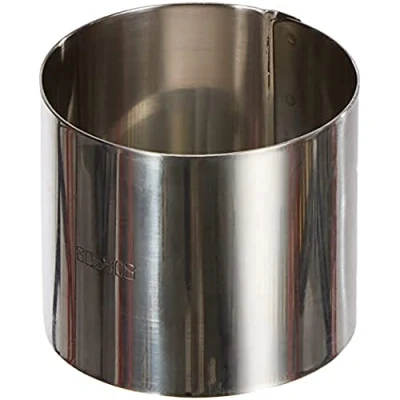 Image of Ibili Pastry Ring 7x6 cm of Stainless Steel, Silver, 7 x 6