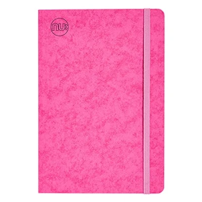 Image of NU Notebooks Craze Cloud Range A5 Journal Supplies Stationery Ruled Notepad Pink 160 Pages
