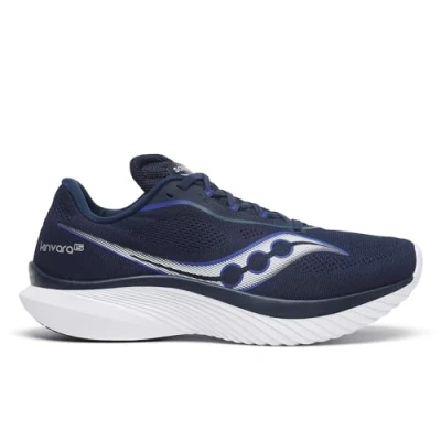 Image of Saucony men&#039;s Kinvara 15 Sneaker, Navy/White, 8.5