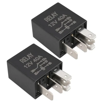 Image of Be In Your Mind 2Pcs Micro Relay 5 Contacts Changeover CO 12V 15A 25A 40A Vehicle With Diode Switch 5Pin Automotive Power 95225 2D000,25422819, 6555HJ