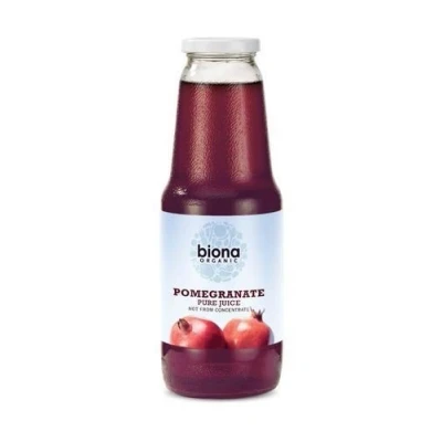 Image of Biona Pomegranate Pure Juice Organic 8 x 1l