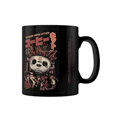 Image of Pyramid International ILUSTRATA (BLACK COFFEE KAIJU) BLACK POD MUG
